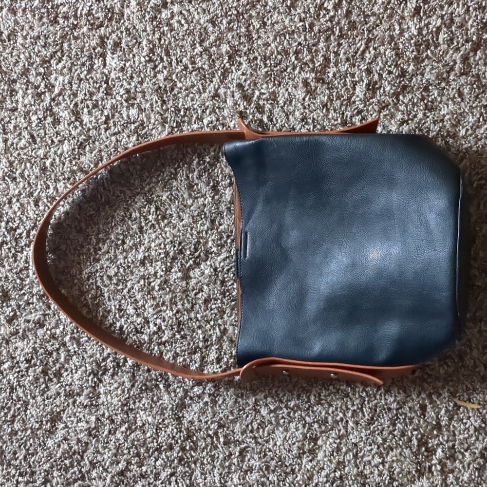 Anthropologie Black Bucket bag